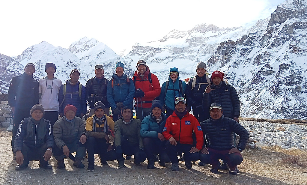 Group Photo at KBC North Base Camp